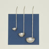 Forged Pewter Ladle, Set of 3