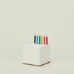 Sketch pad with colored pencils