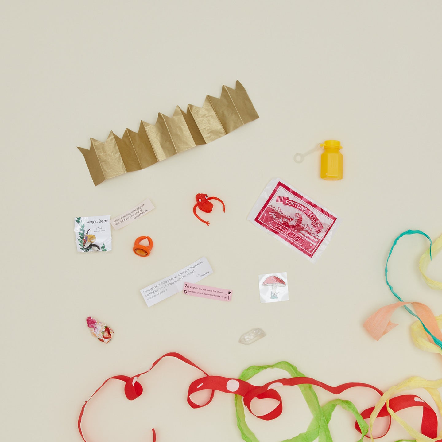 Surprise Gift Paper Mushroom Prizes