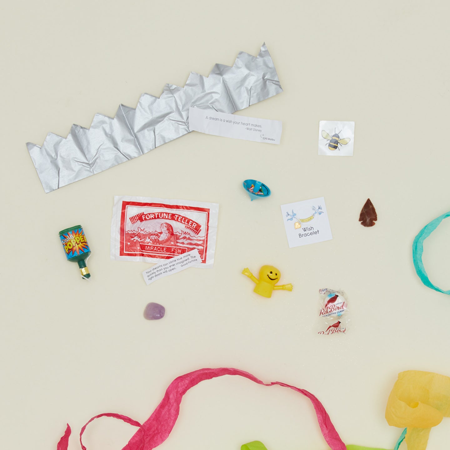 Surprise orange favors