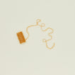 Tinsel ribbon in gold