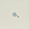 Raw Edge Velvet Ribbon - Sky
