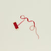 Slim Velvet Ribbon - Red