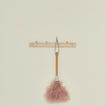 Small Oksa coat rack with feather duster