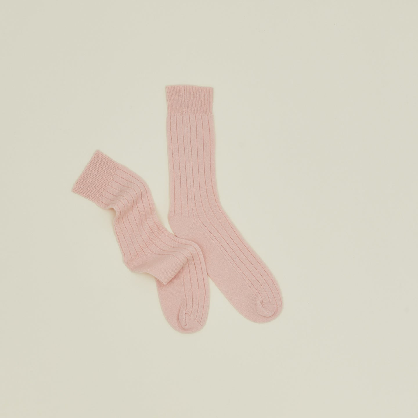 Cashmere + Merino Wool Socks in terracotta