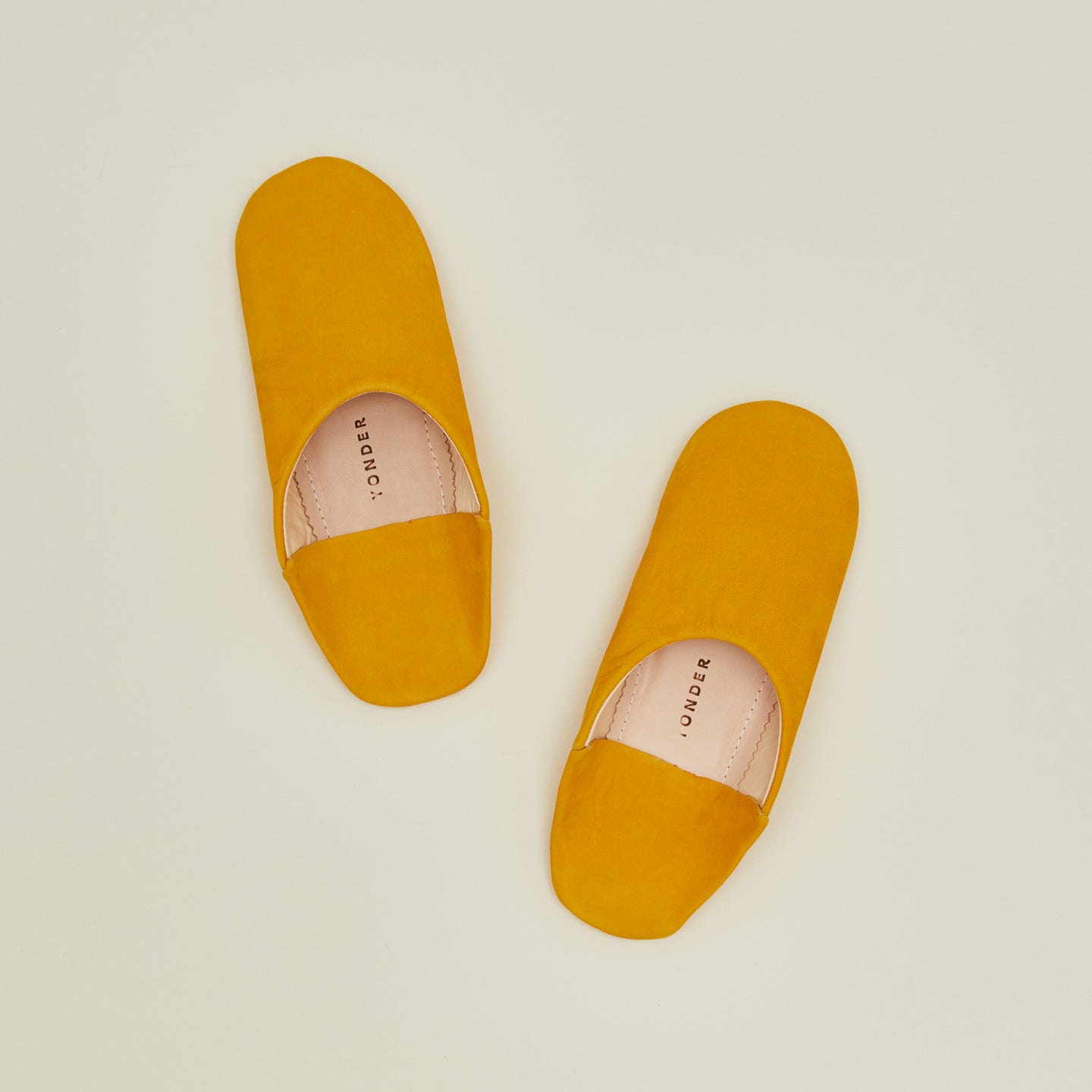 Handmade Suede Slippers in honey
