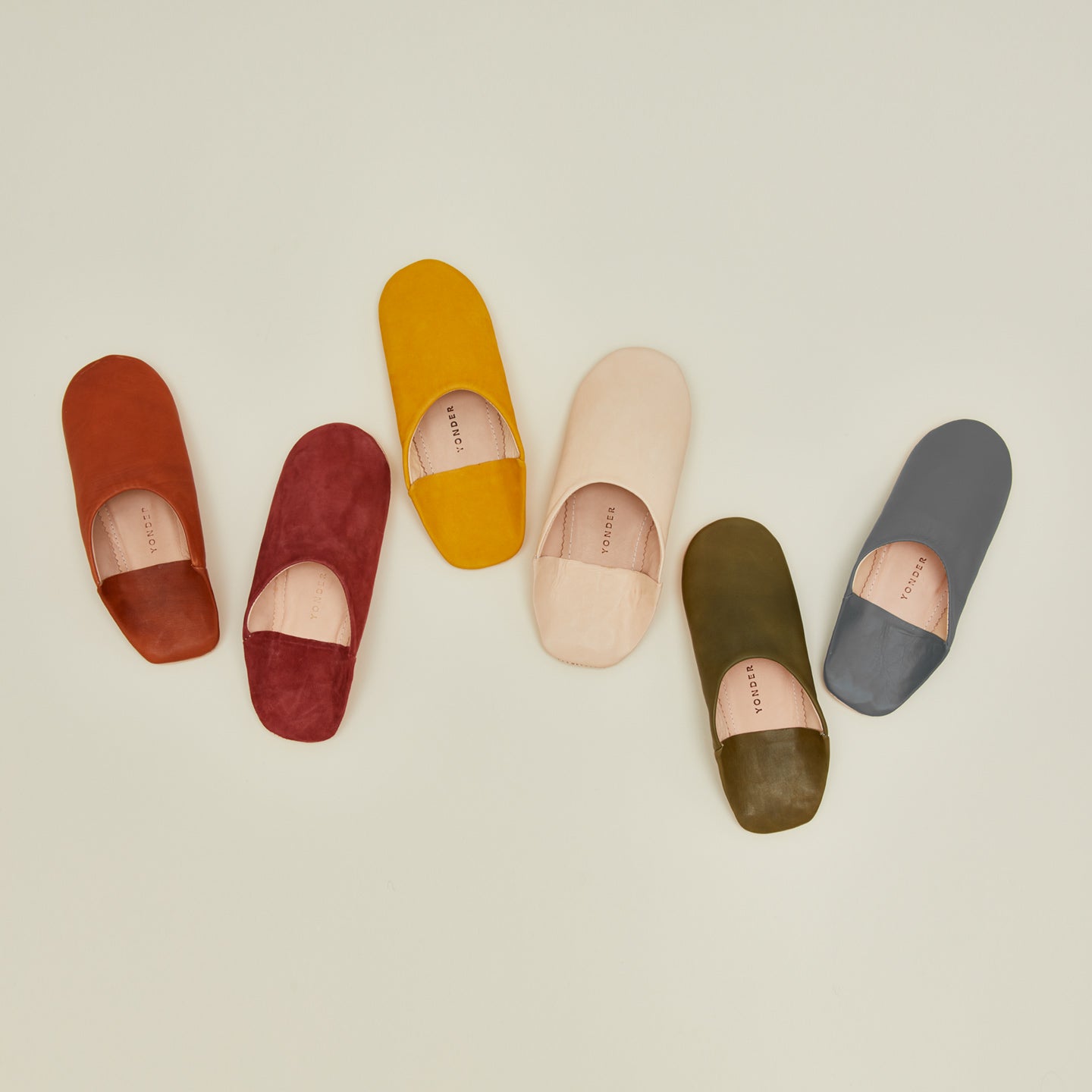 Handmade Leather Slippers - Olive – Hawkins New York