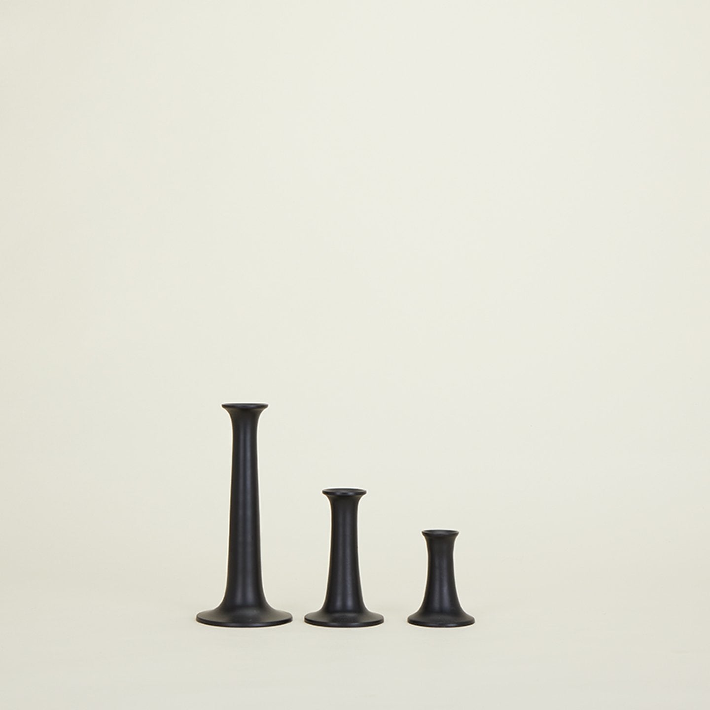 Simple Candle Holder - Black