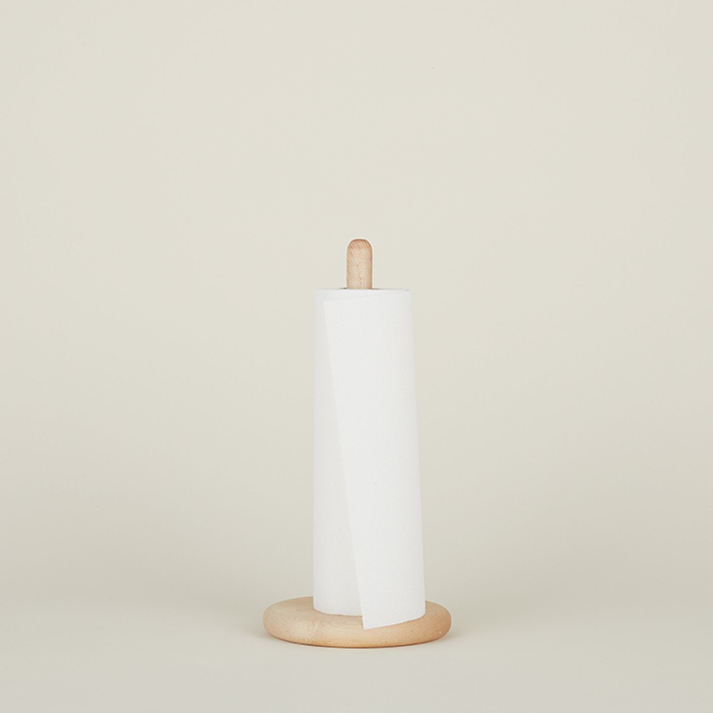 Bill.F Wooden Tissue Holder Standing Roll Paper Towel Holder for Kitchen –  BillF
