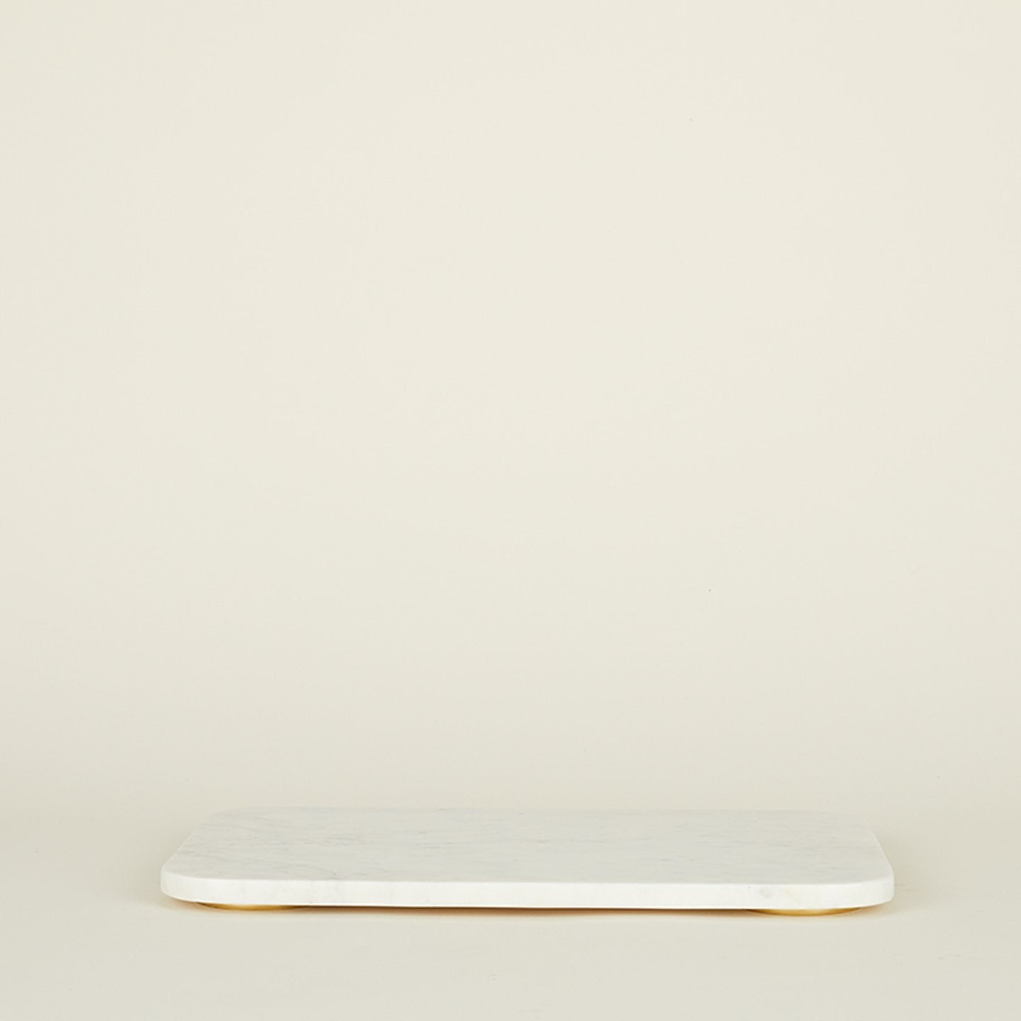 Simple Marble Serving Board - White