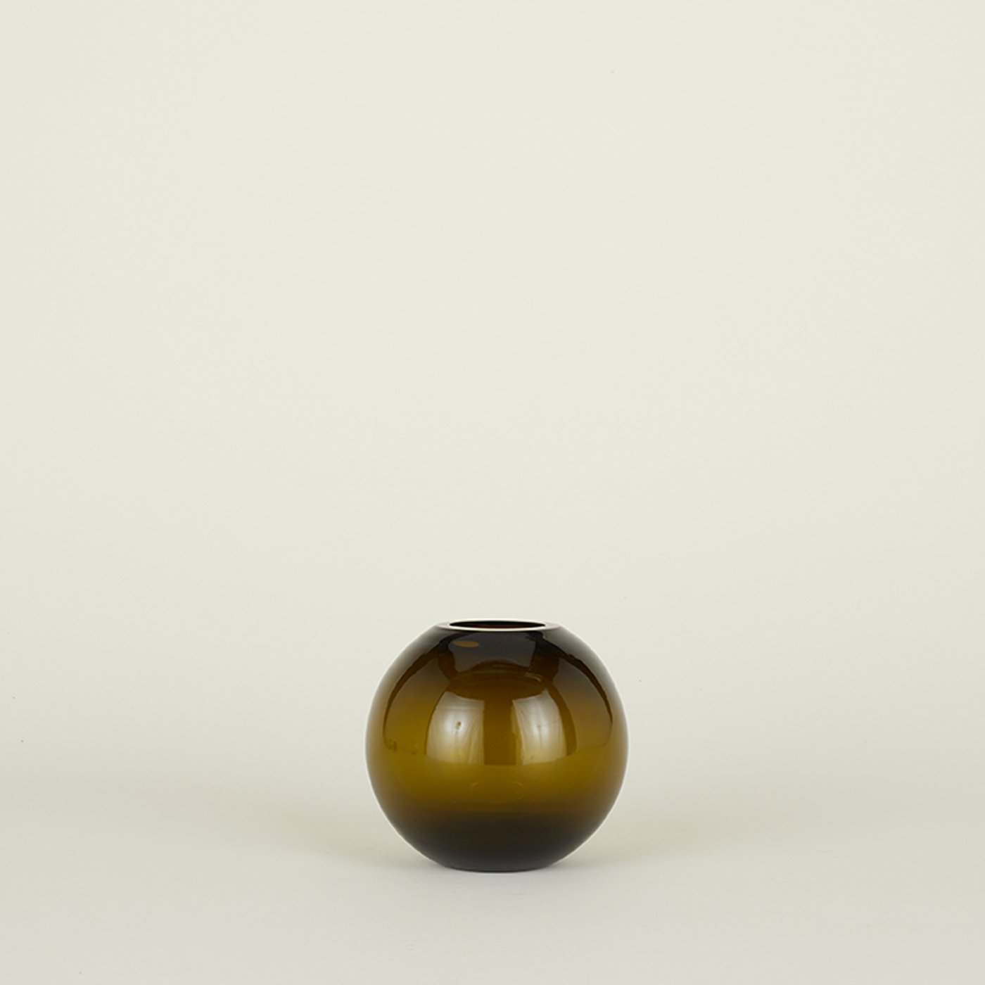 Aurora Sphere Vase - Olive