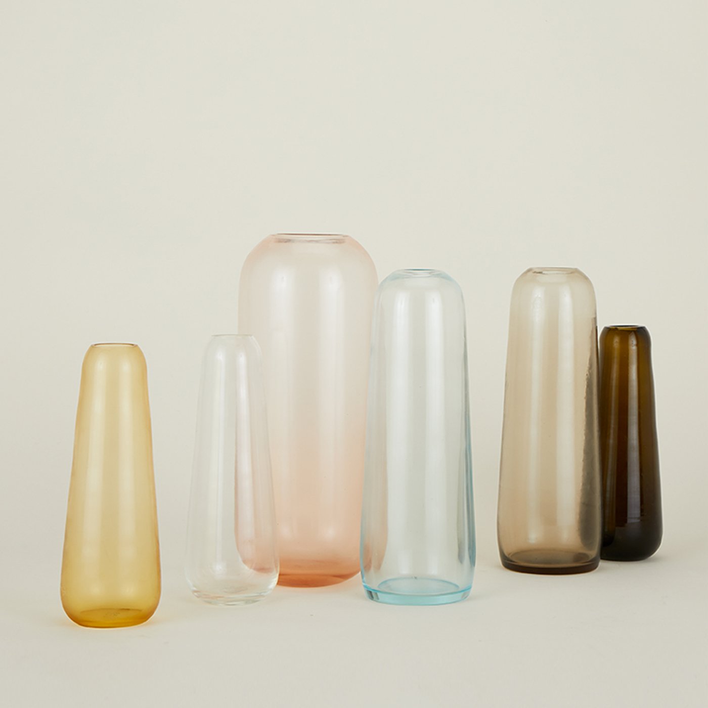 Aurora Slim Drop Vase - Clear