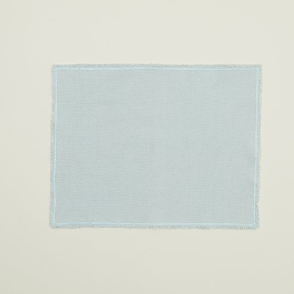 Essential Cotton Placemat, Set of 4 - Sky