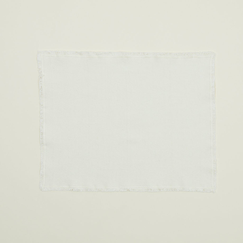 Essential Cotton Placemats, Set of 4 - Ivory