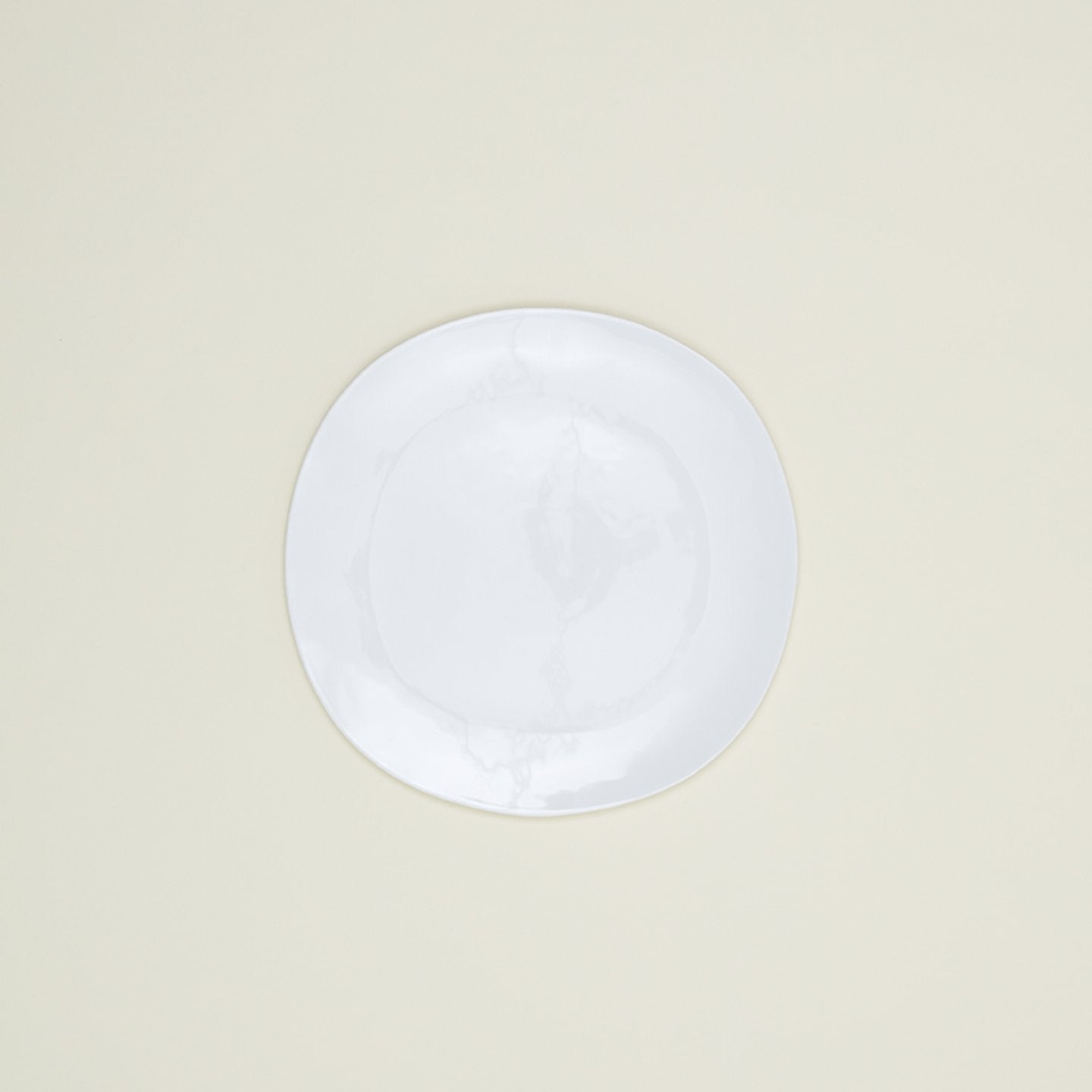 Organic Round Serving Platter - White