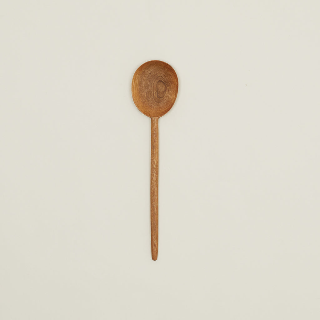 Hand Carved Walnut Large Spoon