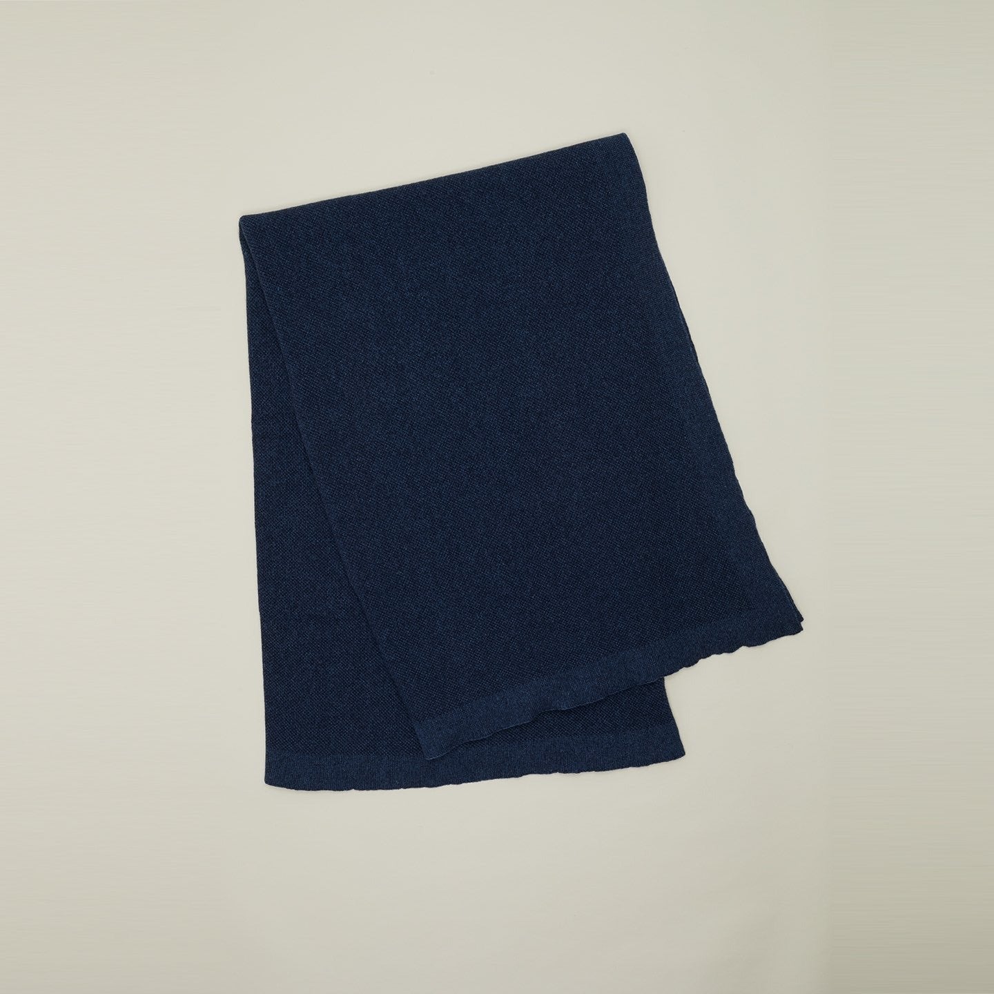 Simple Knit Oversized Throw - Navy