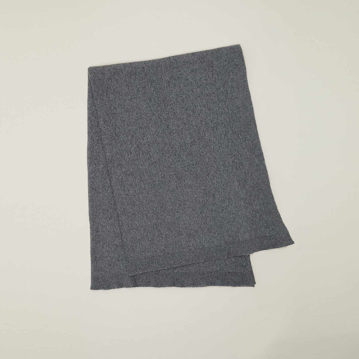 Simple Knit Oversized Throw - Grey