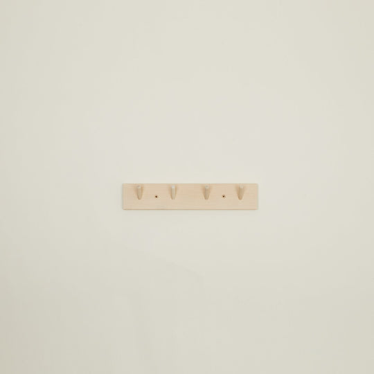 Wooden Rack - Four Hooks