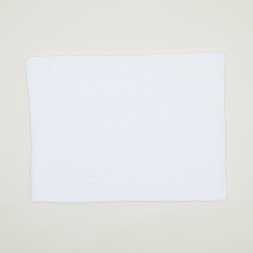 Simple Terry Bath Mat - White