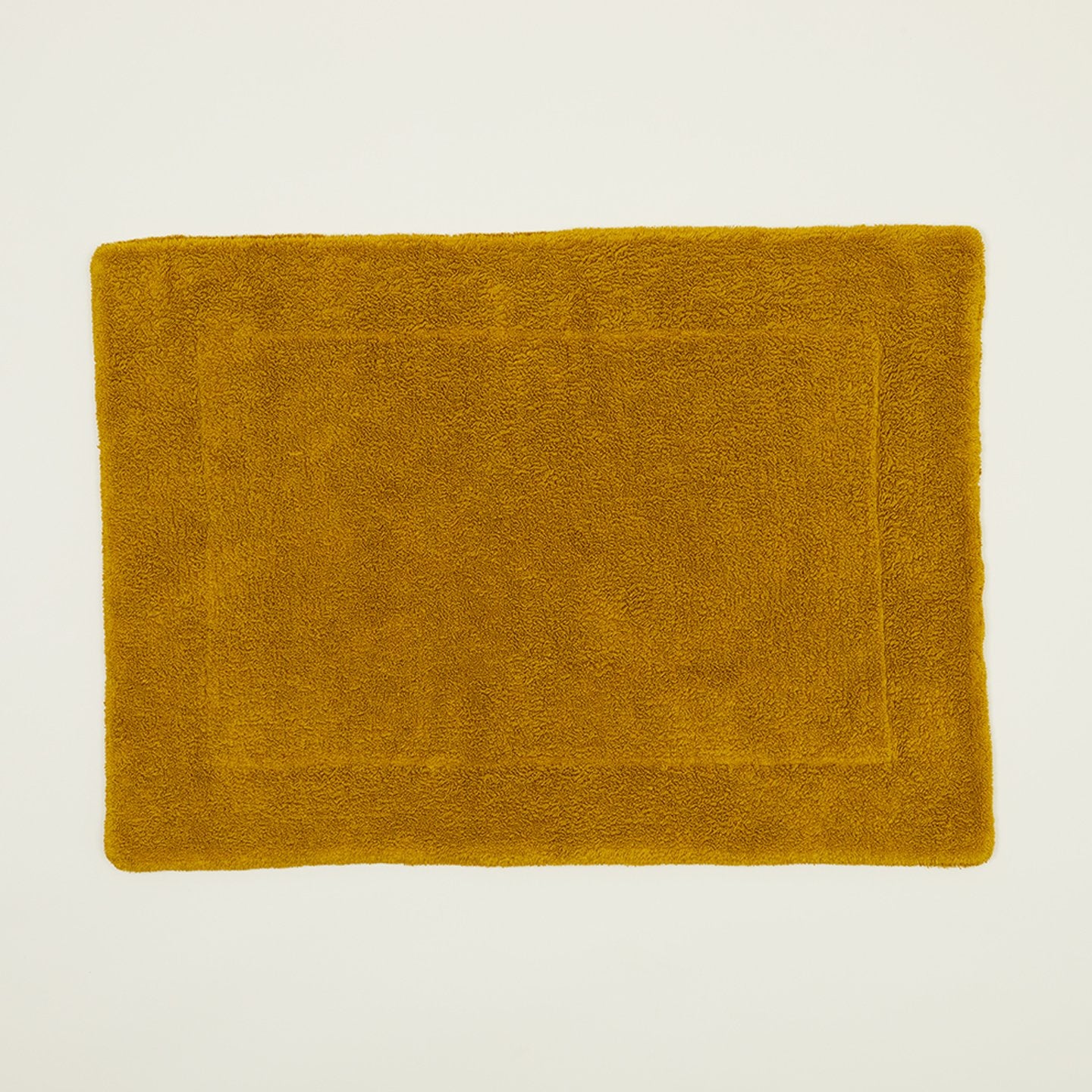 Simple Terry Bath Mat - Mustard