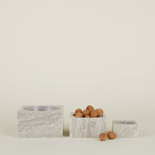 Modernist Marble Bowl