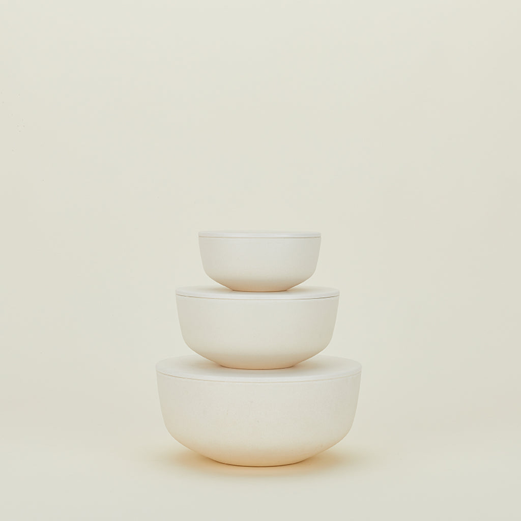 Essential Lidded Bowls - Ivory