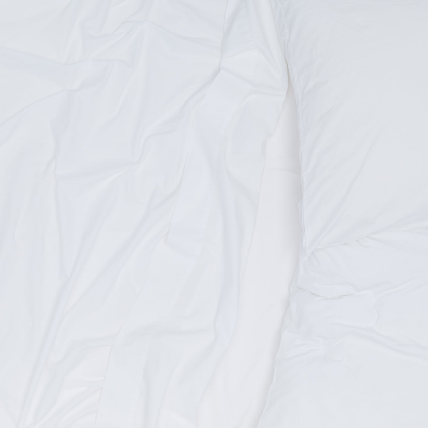 Essential Percale Duvet Cover - White