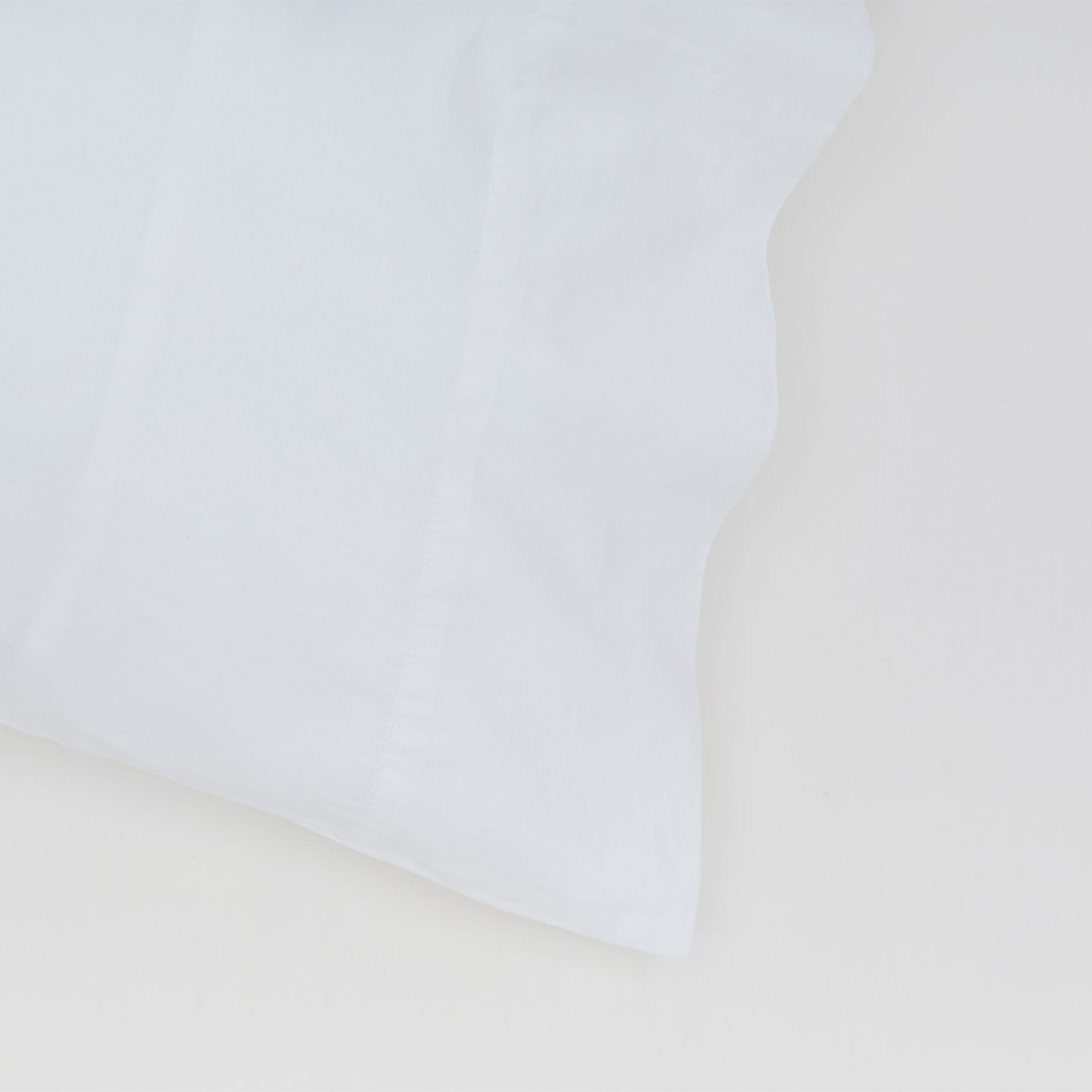 Essential Percale Pillowcases, Set of 2 - White