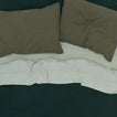 Simple Linen Fitted Sheet - Sage