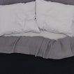 Simple Linen Flat Sheet - Light Grey