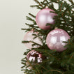 Large Glass Ornament Set - Pink