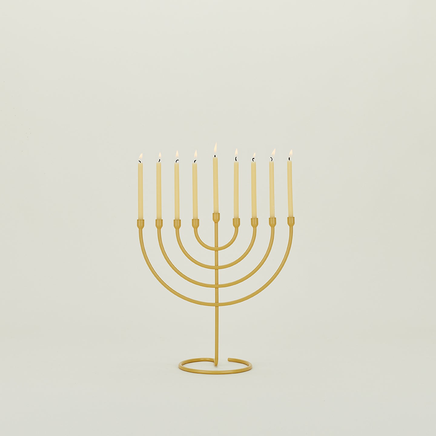 Chanukah Candles, Set of 45 - Mustard