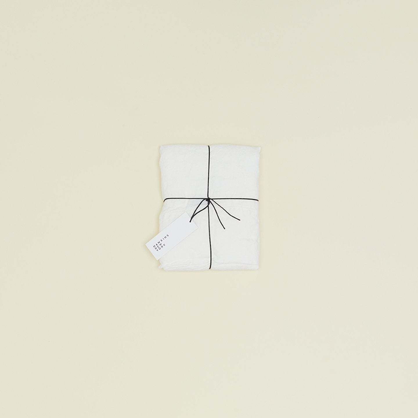 Simple Linen Pillowcases - White