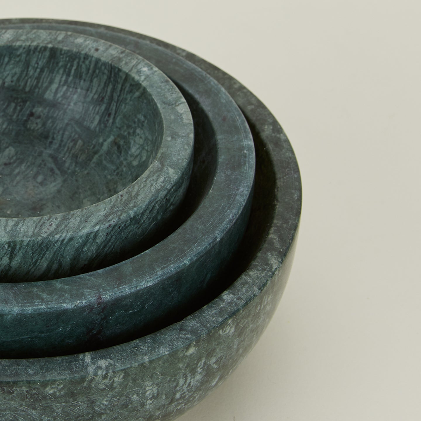 Simple Marble Bowl - Green