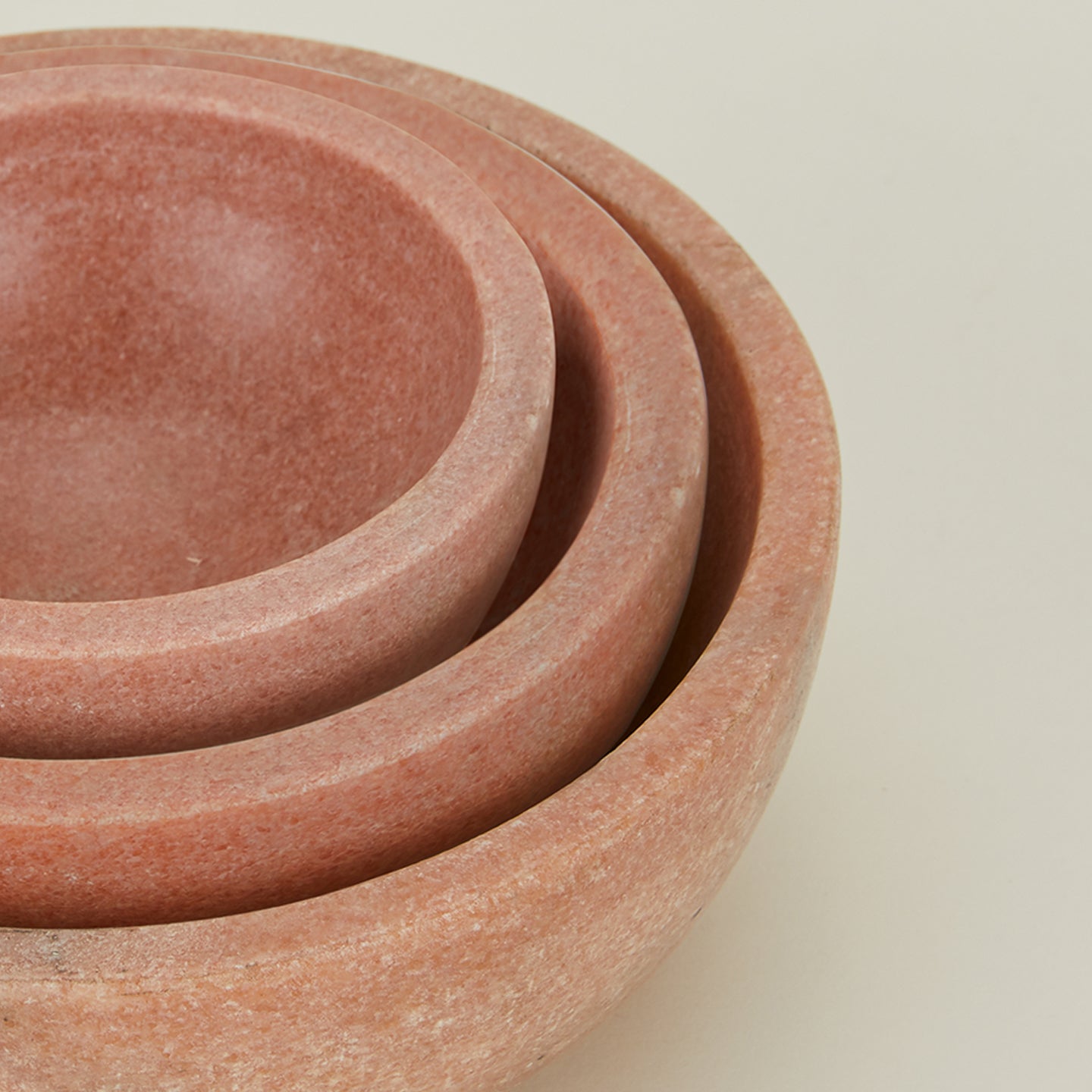 Simple Marble Bowl - Pink
