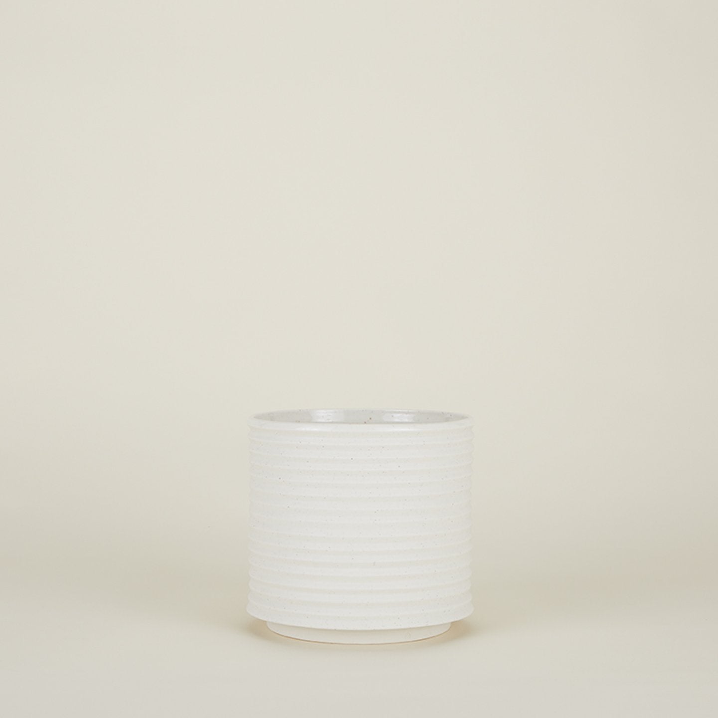 Contour Oblique Planter - White
