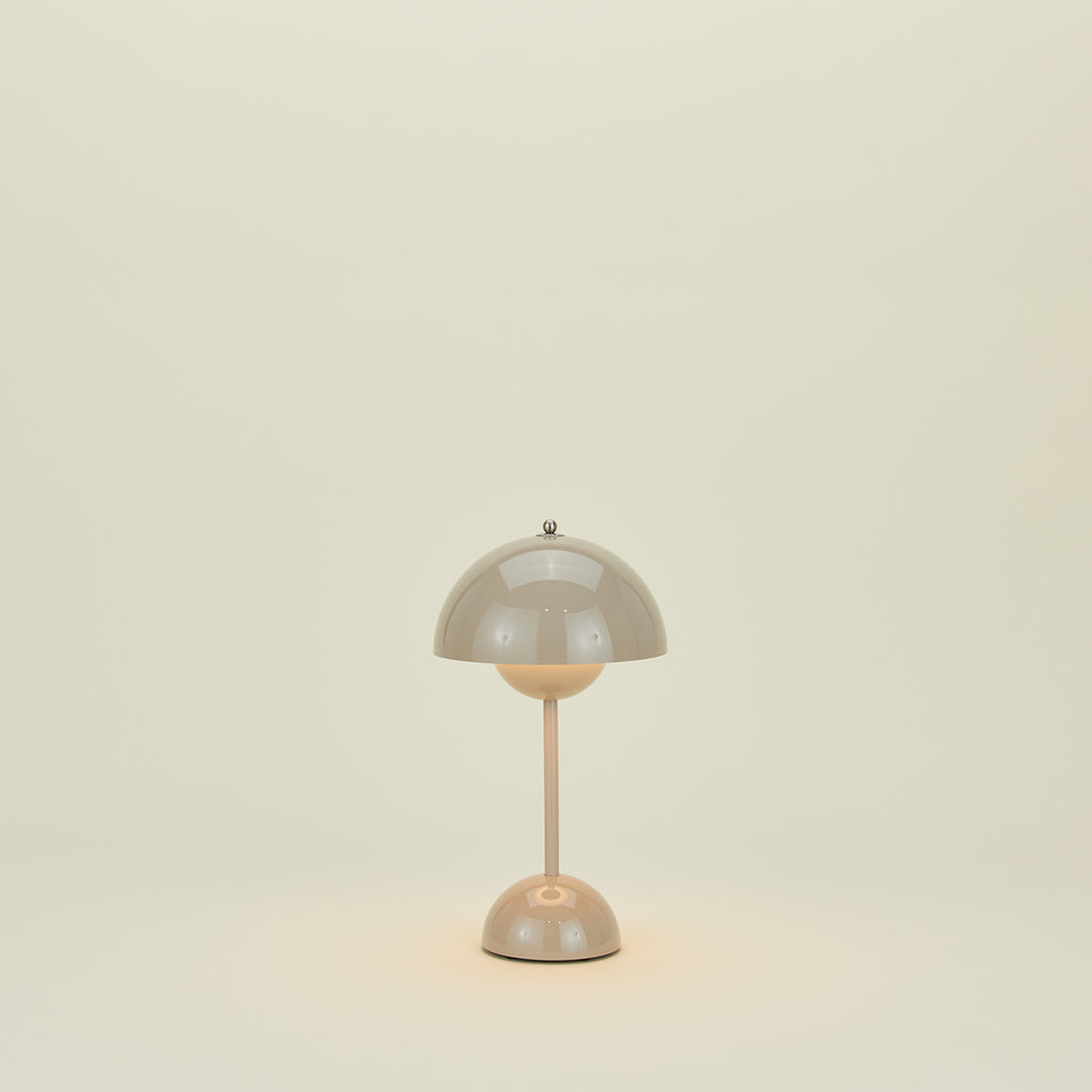 Flowerpot Portable Lamp - Light Grey