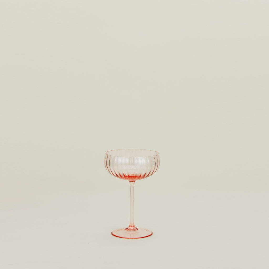 Ribbed Coupe Glass