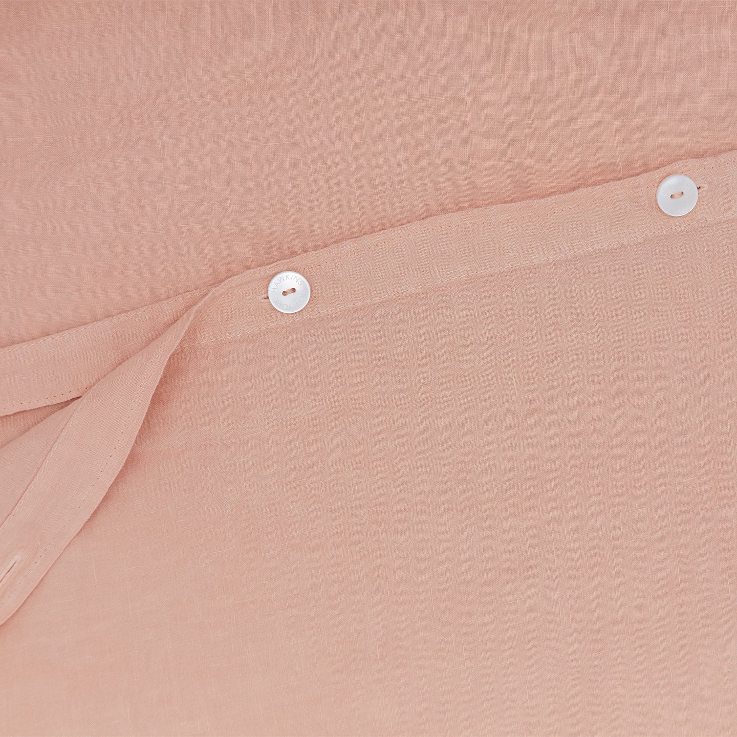 Simple Linen Duvet - Blush