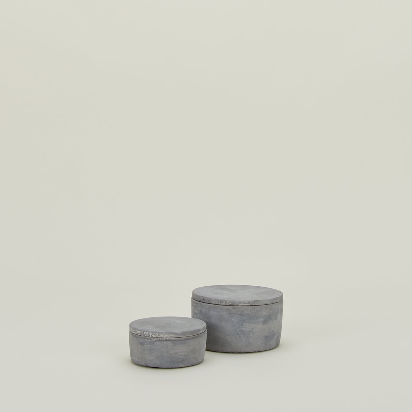 Cement Jar with Lid, Set of 2 Hawkins New York