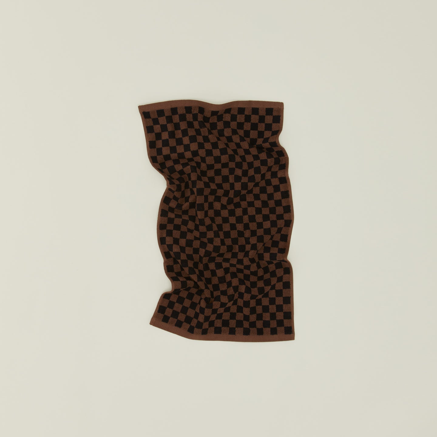 Roman Check Towel - Brown