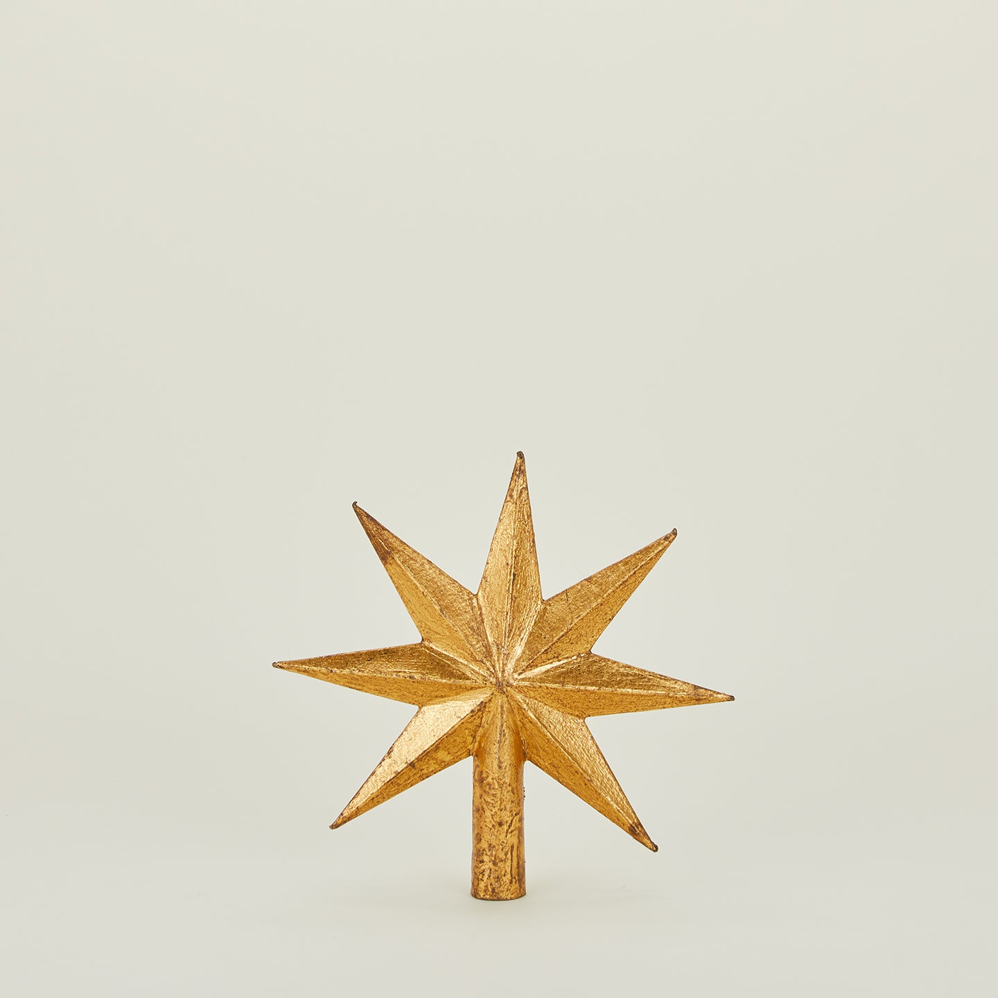 Paper Mache Tree Topper - Simple Star