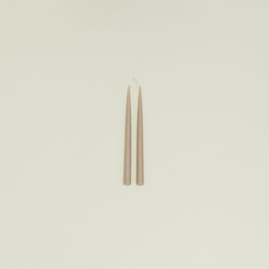 Hand Dipped Taper Set  - Taupe