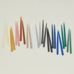 Hand Dipped Taper Set - Rust