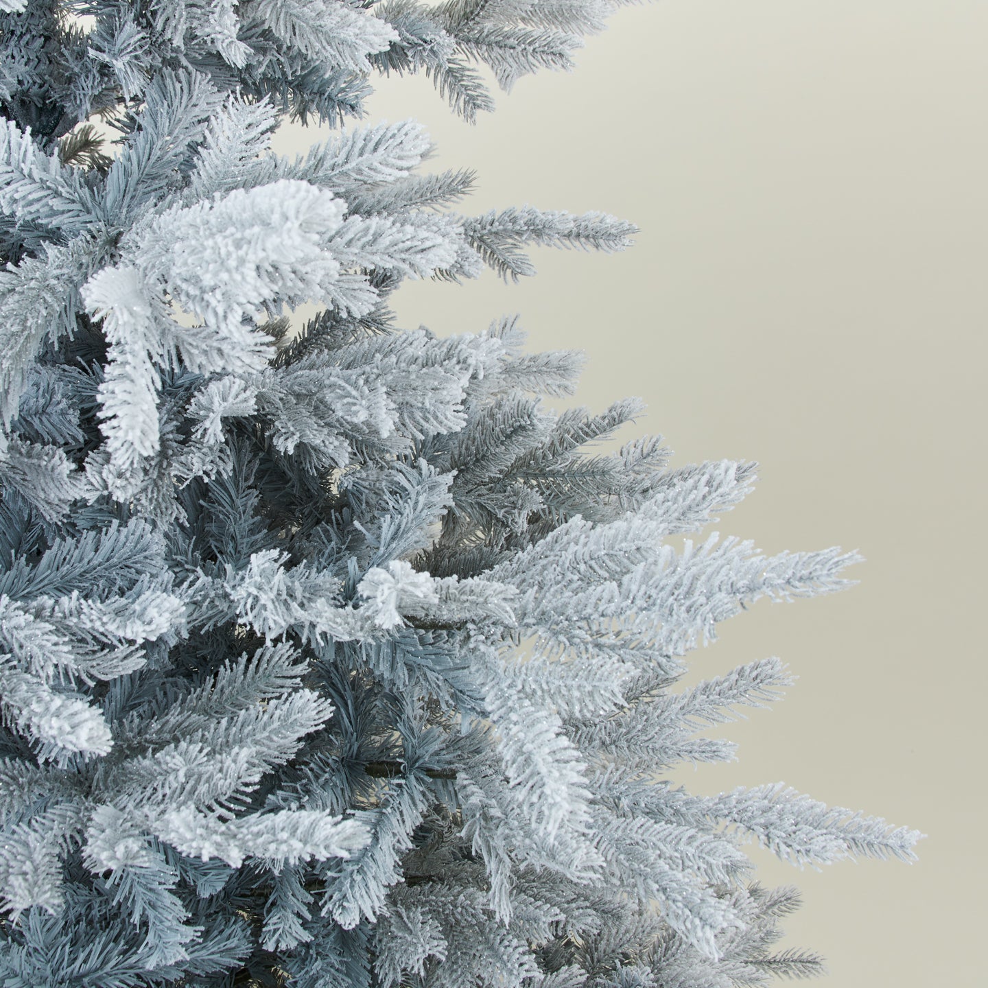 Grandis Fir Faux Tree, Flocked
