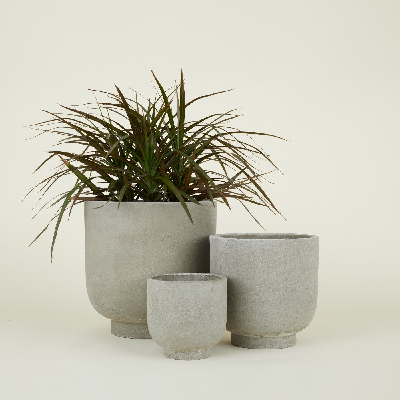 plant fiber pots Footed Planter