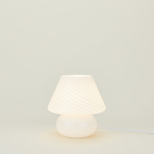 Glass Large Mushroom Lamp