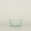 Large Frosted Footed Bowl - Sky