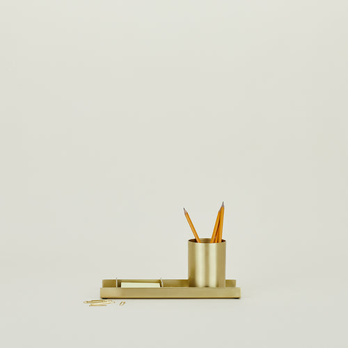 Brass Desk Organizer